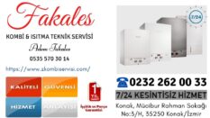 Konak Buderus Kombi Servisi 0232 262 00 33 – Garantili Tamir Servisi