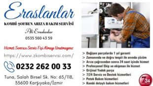 Karşıyaka Kombi Arıza 0232 262 00 33 – Yetkili Servis Kalitesinde