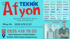 Afyon Kombi Bakım Servisi